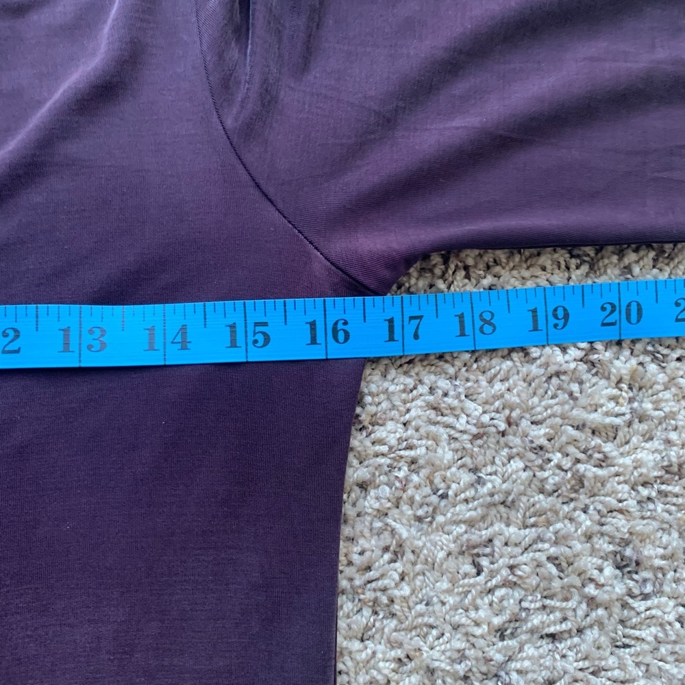 Anthropologie Dolan Left Coast Toute Dress Purple Pockets VNeck  XXSPetite NWOT - Picture 9 of 13